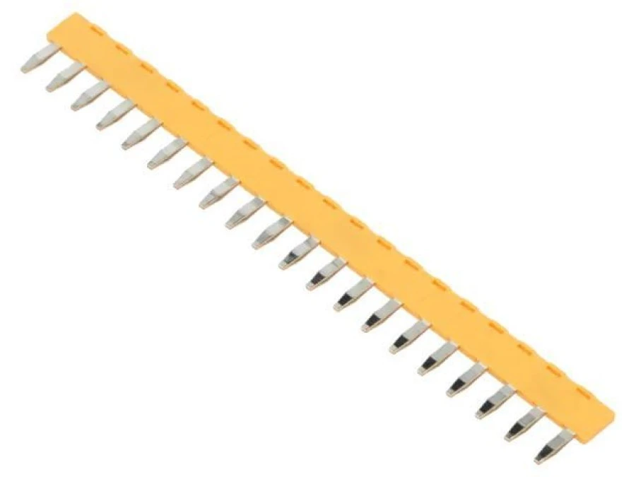 Mostek łączeniowy PIN: 20 32A żółty PYDN‑6.2ST‑200Y - obrazek 1