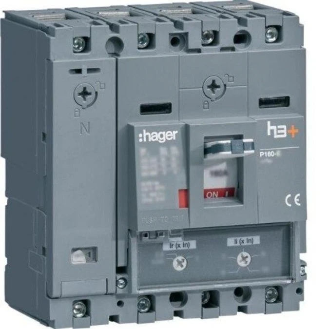 MCCB Wyłącznik mocy h3+ P160 4P 125A 40kA TM HNS127DC - obrazek 1