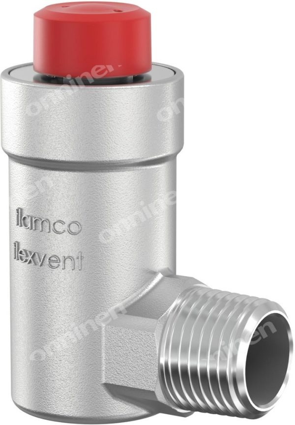 Odpowietrznik automatyczny, kątowy FLEXVENT 1/2 cala, 10 bar, bez zaworu odcinającego 27710