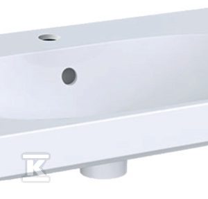 Umywalka Acanto, 90×48.2×16.8cm, z przelewem, otwór na baterię, KeraTect 500.623.01.8 Umywalka Acanto, 90×48.2×16.8cm, z przelewem, otwór na baterię, KeraTect 500.623.01.8