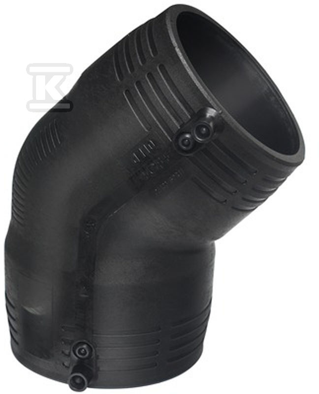 Kolano elektrooporowe 45ST. d160 PE100, SDR11, PN10 gaz/PN16 woda 753151817 - obrazek 1