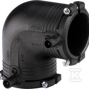 Kolano elektrooporowe 90ST. d20 PE100, SDR11, PN10 gaz/PN16 woda 753101606 Kolano elektrooporowe 90ST. d20 PE100, SDR11, PN10 gaz/PN16 woda 753101606