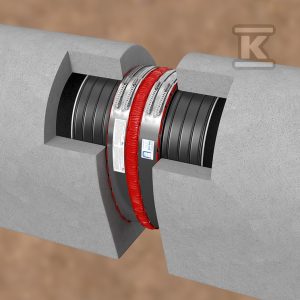 Adapter BI (zestaw) do łączenia rury kanalizacyjnej o profilu jajowym z rurą jajową 300/450 BIAIIEI300450_0000