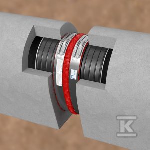 Adapter BI (zestaw) do łączenia rury kanalizacyjnej o profilu jajowym z rurą jajową 500/750 BIAIIEI500750_0000