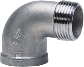 Kolanko gwintowane ze stali nierdzewnej 90° nakrętno – wkrętne 2″ 6092-200