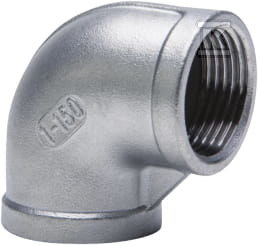 Kolano gwintowane ze stali nierdzewnej nakrętne 90° 1 1/4″ 6090-114