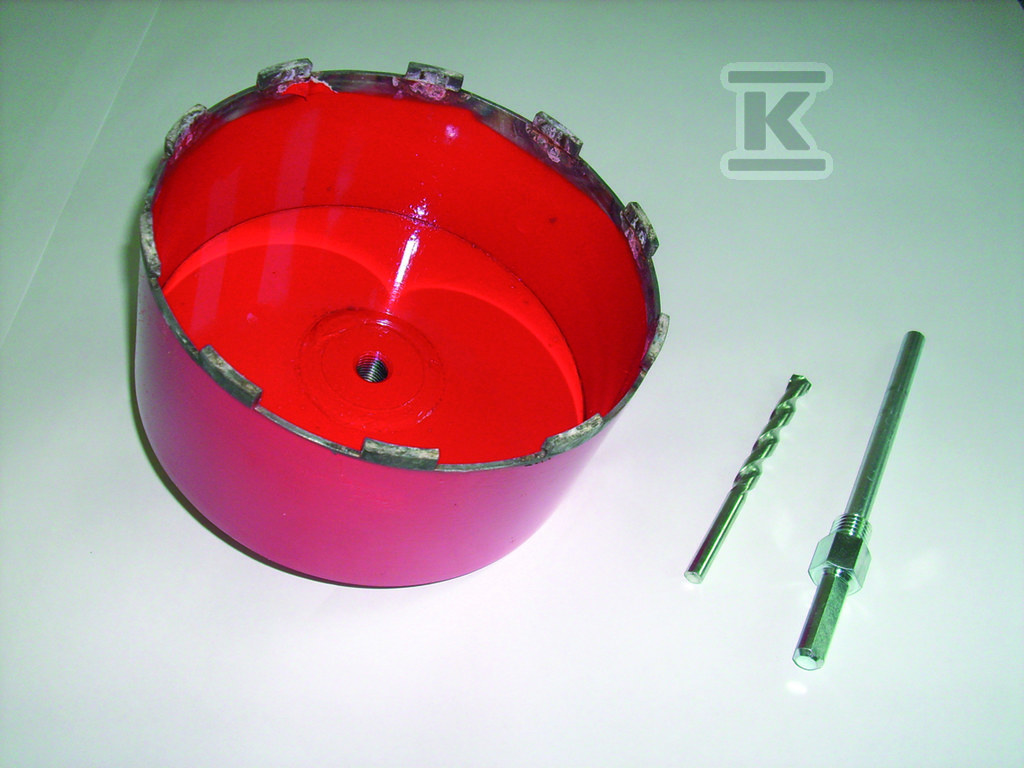 Wiertło koronowe do GFK/GRP 162mm, z wiertłem centrującym COBOHRK162_0000 - obrazek 1