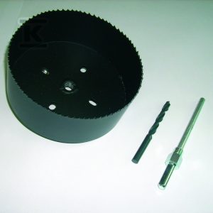 Wiertło koronowe do PVC 162mm, czarne COBOHRKPVC162_0000
