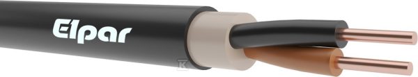 Kabel energetyczny bezhalogenowy N2XH-O 0,6/1kV 2×1,5 RE (Dca) N2XH-O-2X1,5-1KV