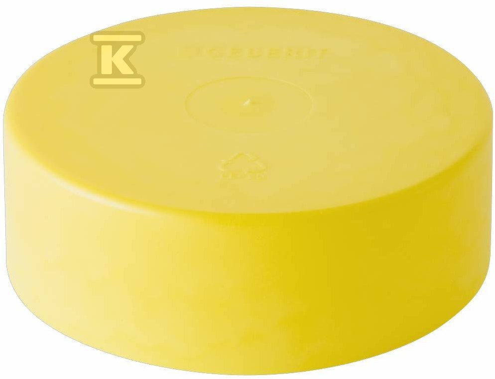 Zaślepka PELD ochronna 90 do końcówek rur, kolor żółty (kanalizacja HDPE) 366.802.92.1 - obrazek 1