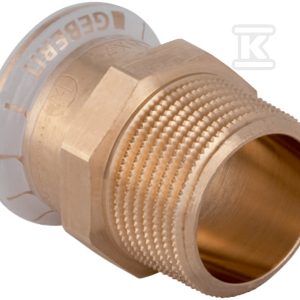 Złączka Geberit Mapress Kupfer FKM przejściowa z gw.zewn. d15-R1/2 52453 Złączka Geberit Mapress Kupfer FKM przejściowa z gw.zewn. d15-R1/2 52453