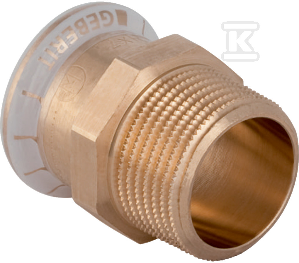 Złączka Geberit Mapress Kupfer FKM przejściowa z gw.zewn. d28-R3/4 52460 - obrazek 1