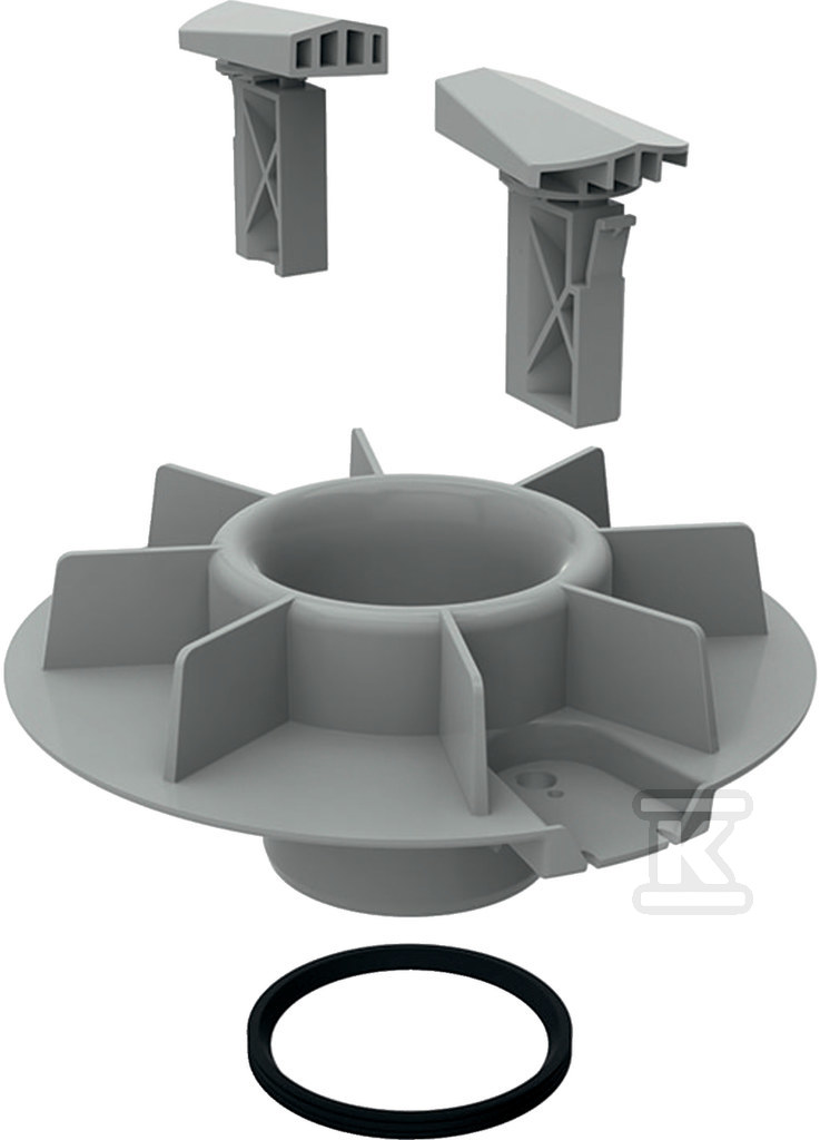 Przelew awaryjny / element spiętrzający DN90mm do wpustów dachowych o przepustowości 25l/s, wysokość przelewowa 65mm (Pluvia) 359.101.00.1 - obrazek 1