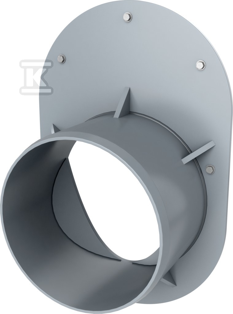 Adapter BI do łączenia rury kanalizacyjnej o profilu jajowym 700/1050 z okrągłą DN/OD 710 EIUK7001050710_0000 - obrazek 1