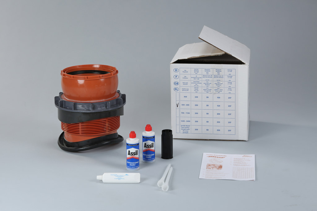 Siodło / przyłącze siodłowe Fabekun DN/OD200 do rury DN1200-2400 z przegubem kulowym, do przyłączenia do rury głównej o gr.ścianki 50-245mm FAS12002002_0026 - obrazek 1