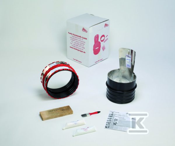 Adapter BI DN200 + złącze VPC 200K do połączenia rur o nieokrągłej geometrii zewnętrznej BIA200_0000