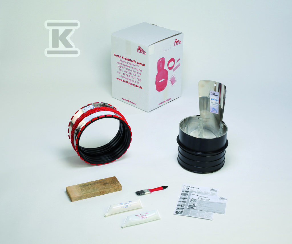 Adapter BI DN450 + złącze VPC 485 do połączenia rur o nieokrągłej geometrii zewnętrznej BIA450485_0000 - obrazek 1