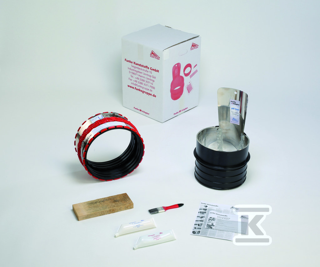 Adapter BI DN450 + złącze VPC 500 do połączenia rur o nieokrągłej geometrii zewnętrznej BIA450500_0000 - obrazek 1