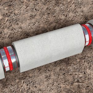 Adapter BIAPS (komplet BI i złącza VPS) do rur pasowych DN500, do podłączenia betonowych lub żelbetowych rur pasowych BIAPS500_0000