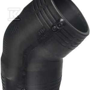 Kolano elektrooporowe 45ST. d125 PE100, SDR11, PN10 gaz/PN16 woda 753151815 Kolano elektrooporowe 45ST. d125 PE100, SDR11, PN10 gaz/PN16 woda 753151815