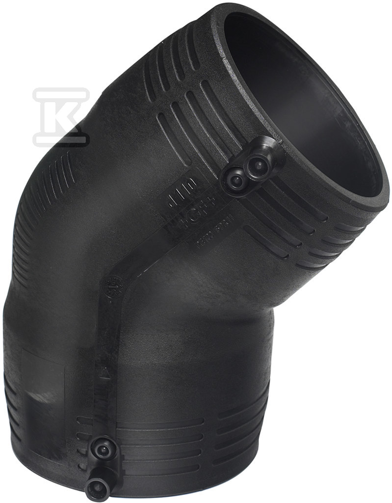 Kolano elektrooporowe 45ST. d125 PE100, SDR11, PN10 gaz/PN16 woda 753151815 - obrazek 1
