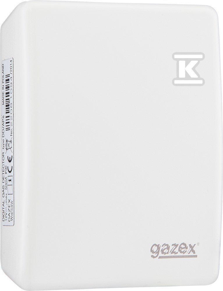 Detektor gazów DD-22 tlenek węgla, 30/60/150 ppm, sensor p-p, RS485 - obrazek 1