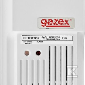 Czujnik gazu, domowy detektor gazów DK-12 metan, alarm 15% DGW, wyj.do syreny zewn., sensor p-p, zasilanie 230V (do użytku domowego) Czujnik gazu, domowy detektor gazów DK-12 metan, alarm 15% DGW, wyj.do syreny zewn., sensor p-p, zasilanie 230V (do użytku domowego)