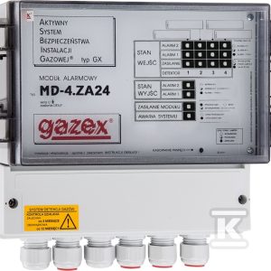 Moduł sterujący MD-4.ZA24 4 wej.,zasilanie 24V, 1 wyj.do zaworu