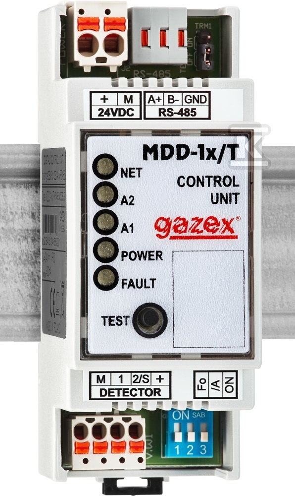 Moduł sterujący MDD-1x/T 1 wej.DEX/F lub DEX/A, obud.na szynę TS35 MDD-1X/T - obrazek 1