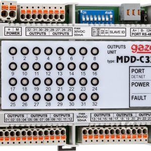 Moduł sterujący MDD-C32/T 32 wyj.typu OC (do przekaźników RM), TS35 Moduł sterujący MDD-C32/T 32 wyj.typu OC (do przekaźników RM), TS35