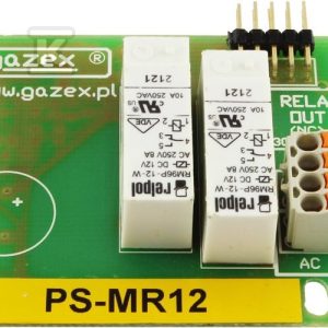 Moduł PS-MR12 z wyjściami stykowymi do monitorowania obecności napięć, do PS-7, PS-5sv, PS-4/24sv