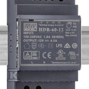 Zasilacz PU-60 zasilacz impulsowy uniwersalny, 12V, max 60W, na szynę TS35 PU-60-12/T Zasilacz PU-60 zasilacz impulsowy uniwersalny, 12V, max 60W, na szynę TS35 PU-60-12/T