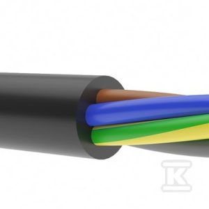 Przewód w izolacji gumowej H05RR-F (OW) 500V 5G2,5 krążki 50mb H05RR-F-5G2,5 OW KR50