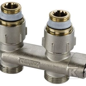 Kształtka prosta krzyżująca przepływ D1/50, z odcięciem – niklowana F10076 Kształtka prosta krzyżująca przepływ D1/50, z odcięciem – niklowana F10076