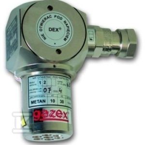 Detektor gazu ziemnego metan, 10/30% DGW, obudowa AL, wykonanie F4-C, sensor p-p, do kotłowni gazowych DEX-12/N