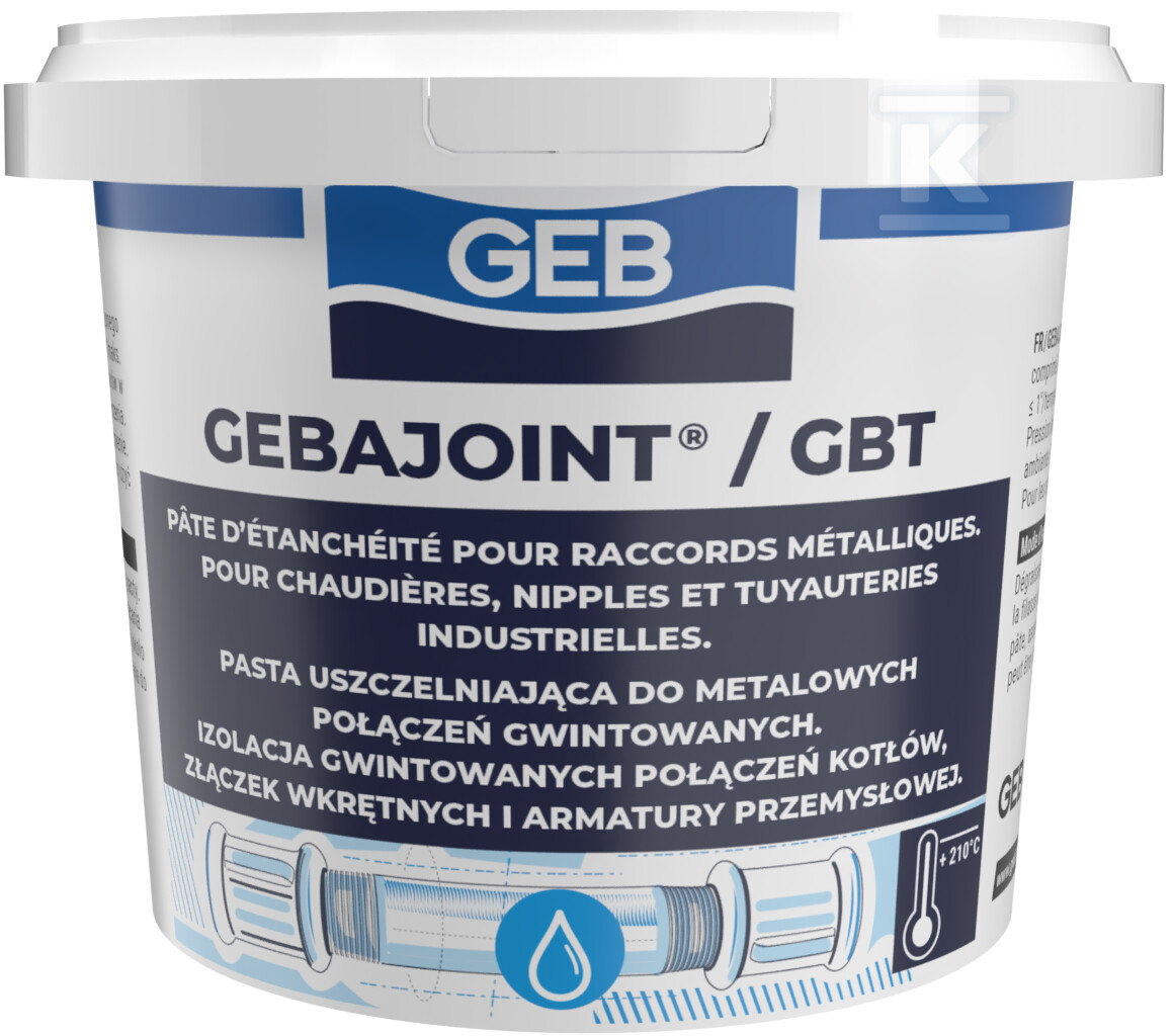 Pasta uszczelniająca GBT - do instalacji wodnych i parowych, 500g 100412 - obrazek 1