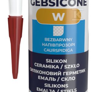 Silikon sanitarny bezbarwny kart.310ml GEBSICONE 593301 Silikon sanitarny bezbarwny kart.310ml GEBSICONE 593301