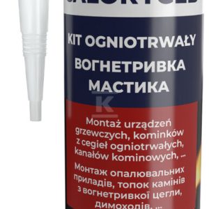 Masa uszczelniająca ogniotrwała CALORYŻEB, 310 ml 103570 Masa uszczelniająca ogniotrwała CALORYŻEB, 310 ml 103570