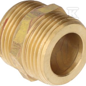 Mosiężny nypel GZ/GZ 1 cal- 1 cal SVN11.0303