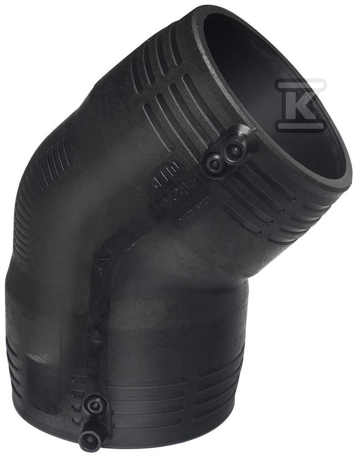 Kolano elektrooporowe 45ST. d110 PE100, SDR11, PN10 gaz/PN16 woda 753151814 - obrazek 1