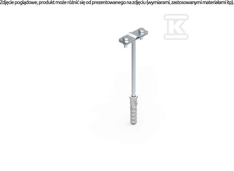 Uchwyty z kołkiem wkręcany fi 12 250mm OC 91200401 - obrazek 1