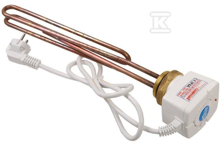 Komplet elektryczny GE z grzałką 3kW 230V na korku K6/4" 41-030011 - obrazek 1