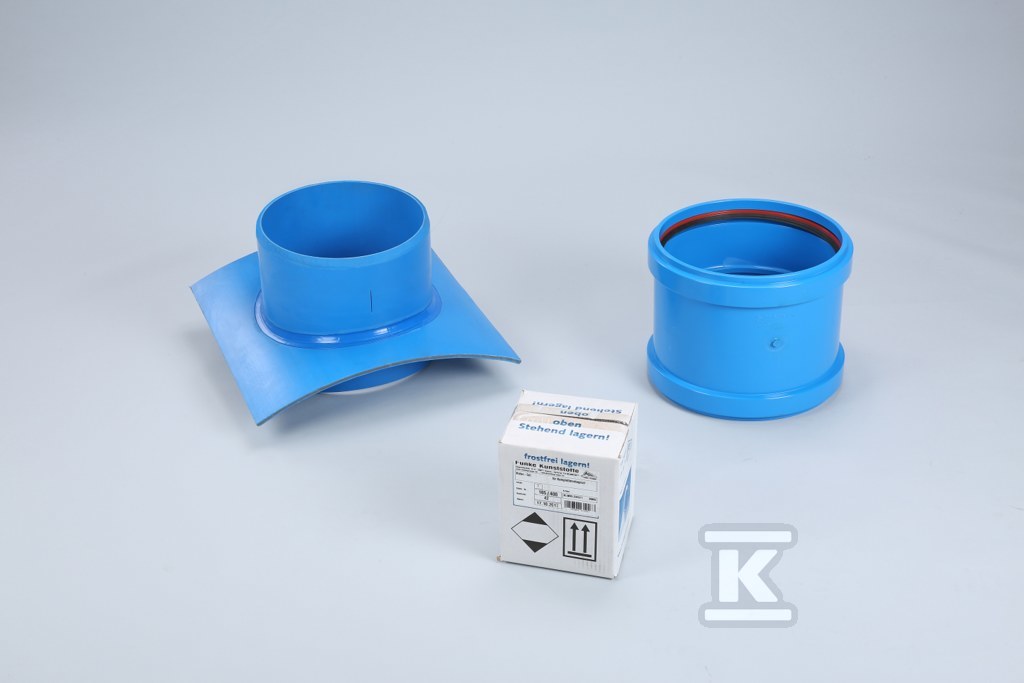 Komplet montażowy HS do wpięcia rury kanalizacyjnej DN/OD110 do rury głównej DN/OD200-2400 (beton / żeliwo / kamionka / GRP), kolor brązowy HSSKLM110_0000 - obrazek 1