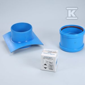 Komplet montażowy HS do wpięcia rury kanalizacyjnej DN/OD250 do rury głównej DN/OD200-2400 (beton / żeliwo / kamionka / GRP), kolor brązowy HSSKLM250_0000