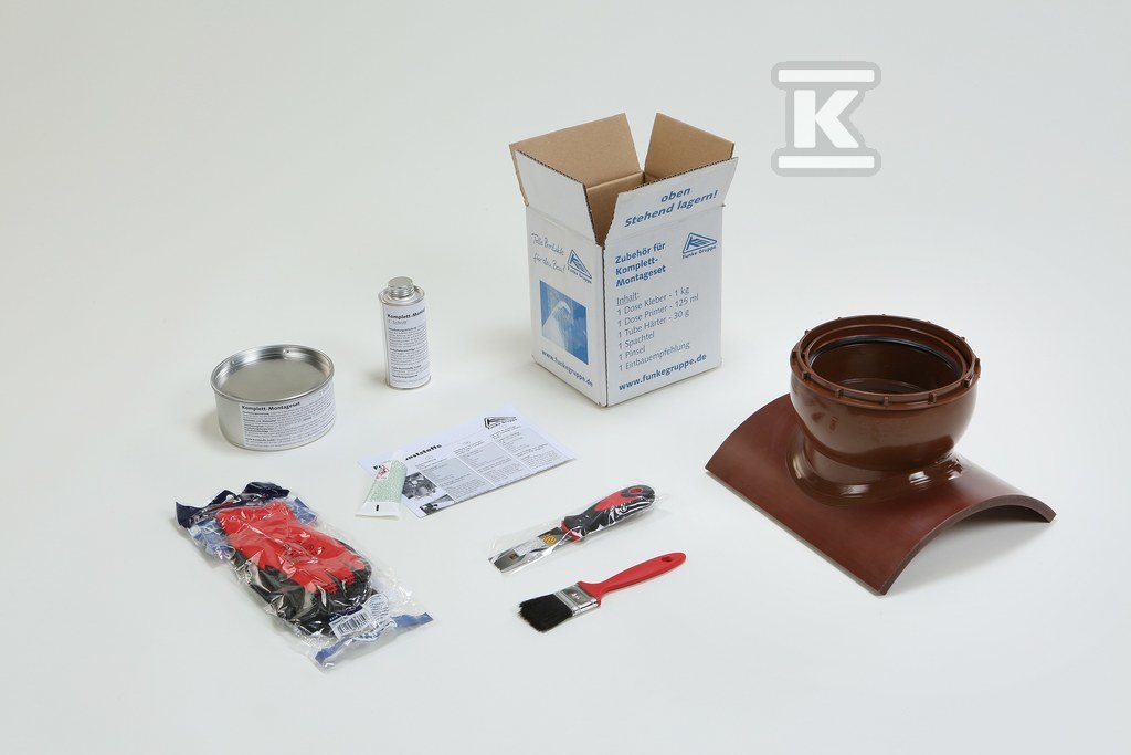 Przyłącze HS klejone do rękawów naprawczych DN250/160 HSSKS250160SET_0000 - obrazek 1