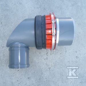 Złącze kolanowe do kaskady wewnętrznej ILA DN400/200 z adapterem BSM ILABSM400_0000 Złącze kolanowe do kaskady wewnętrznej ILA DN400/200 z adapterem BSM ILABSM400_0000
