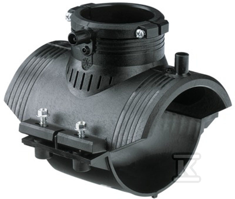Obejma siodłowa elektrooporowa d110x63 PE100, SDR11, PN10 gaz/PN16 woda 193137067 - obrazek 1
