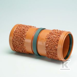 Przejście murowe PVC KG DN/OD110, gr.muru 300mm KGWM100300_0020 Przejście murowe PVC KG DN/OD110, gr.muru 300mm KGWM100300_0020