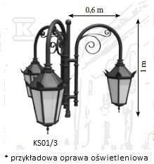 Korona stylowa KS01/3-76/01