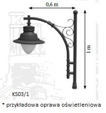 Korona stylowa KS03/1-60/01